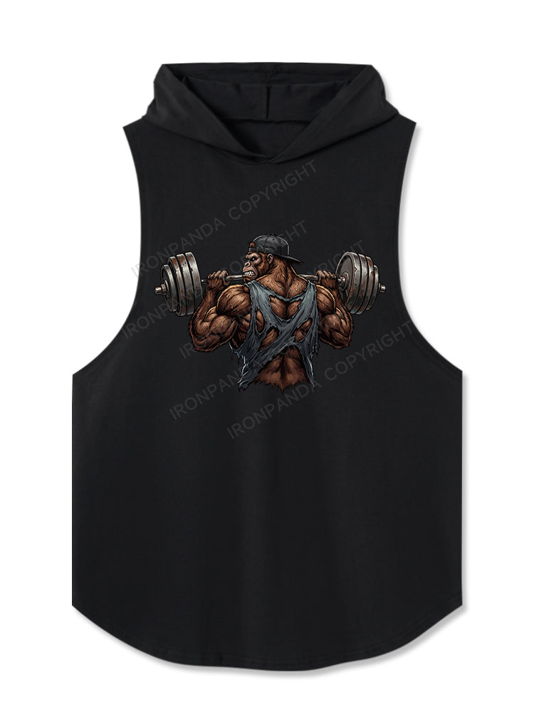 Weightlifting Gorilla Hooded Tank
