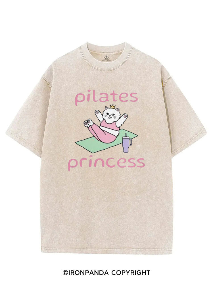 PILATES PRINCESS GYM KITTY VINTAGE GYM SHIRT