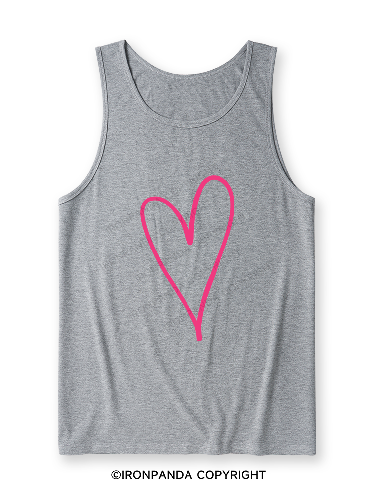 Heart Muscle Ultra Soft Heather Tank