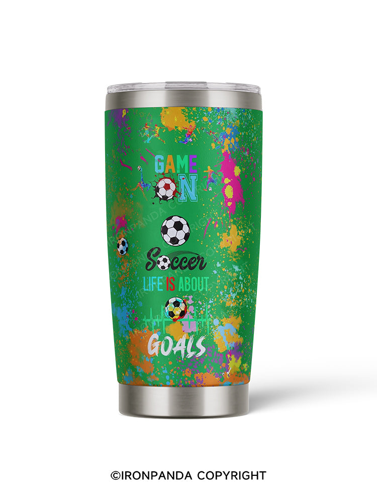 eat sleep soccer repeat 20oz Tumbler
