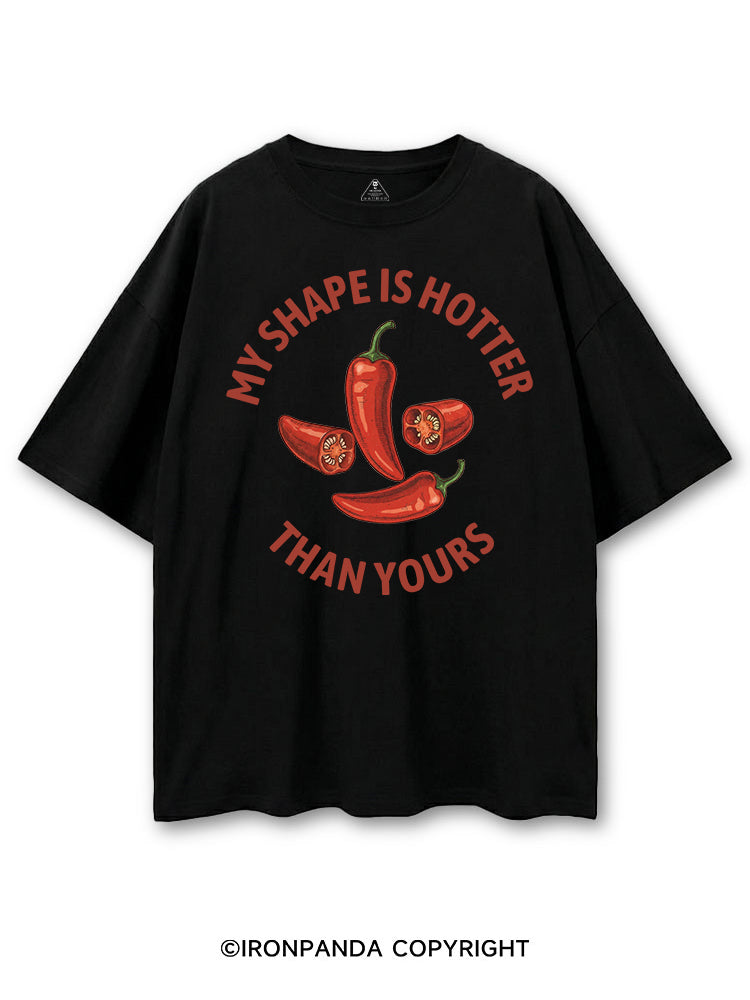 MY SHAPE IS HOTTER THAN YOURS SPICY COTTON PUMP COVER