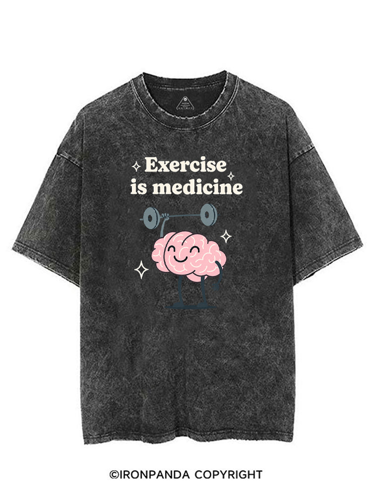 Exercise is Medicine VINTAGE GYM SHIRT