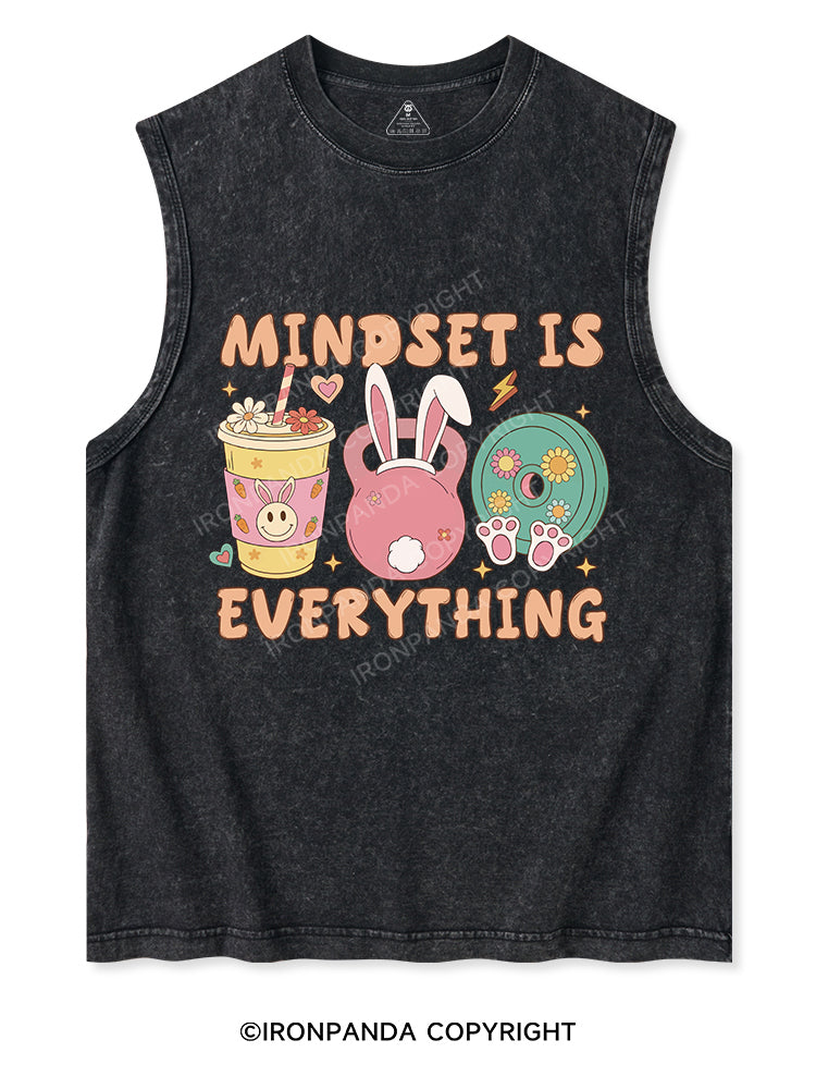 MINDSET IS EVERYTHING Washed Tank