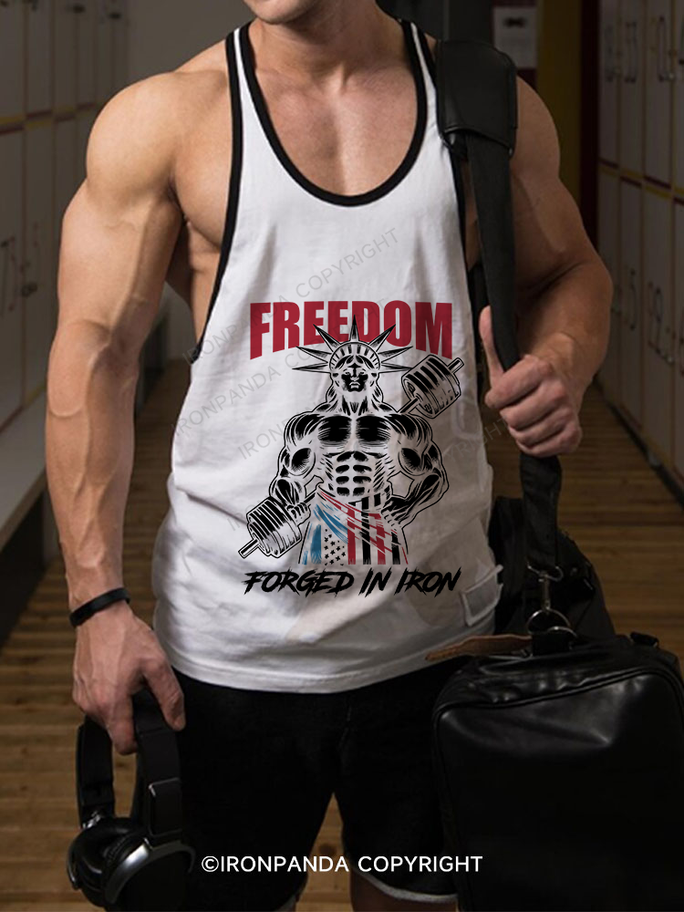 Freedom forged in iron Stringer Gym Vest