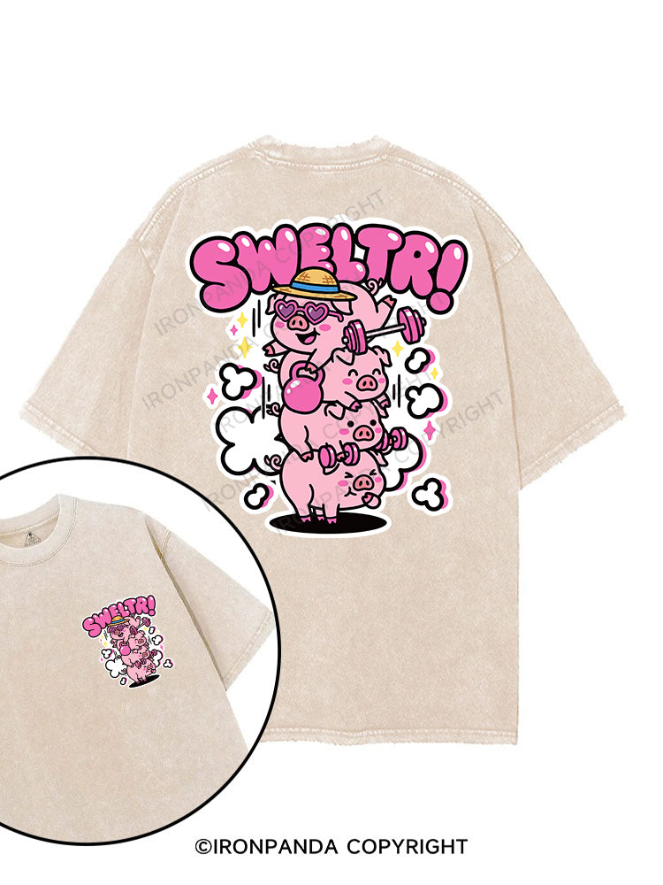 SWELTR! printed Gym Shirt