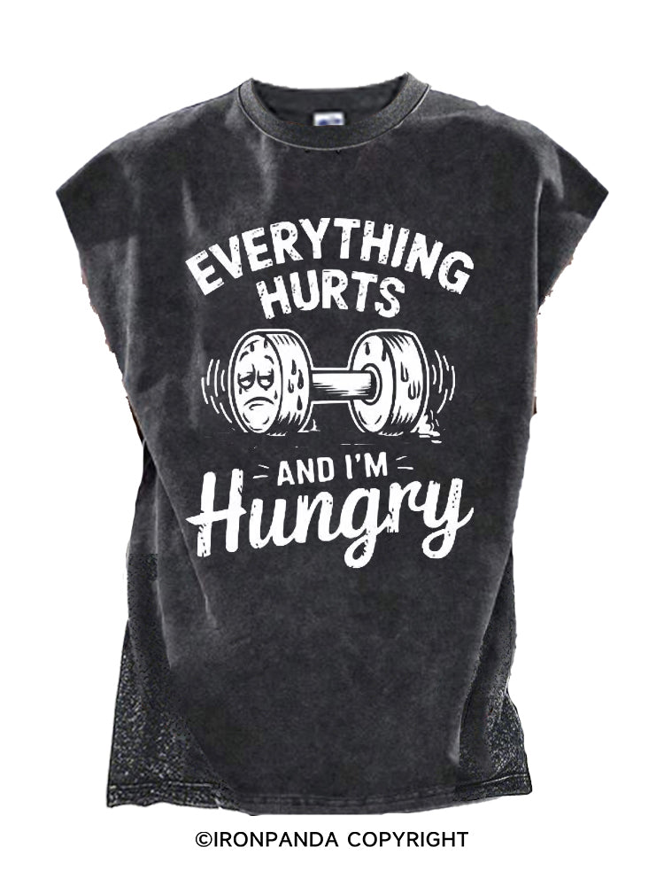 Everything Hurts And I'm Hungry Cut Off Tank