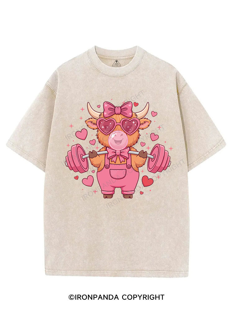 Iron Moo VINTAGE GYM SHIRT