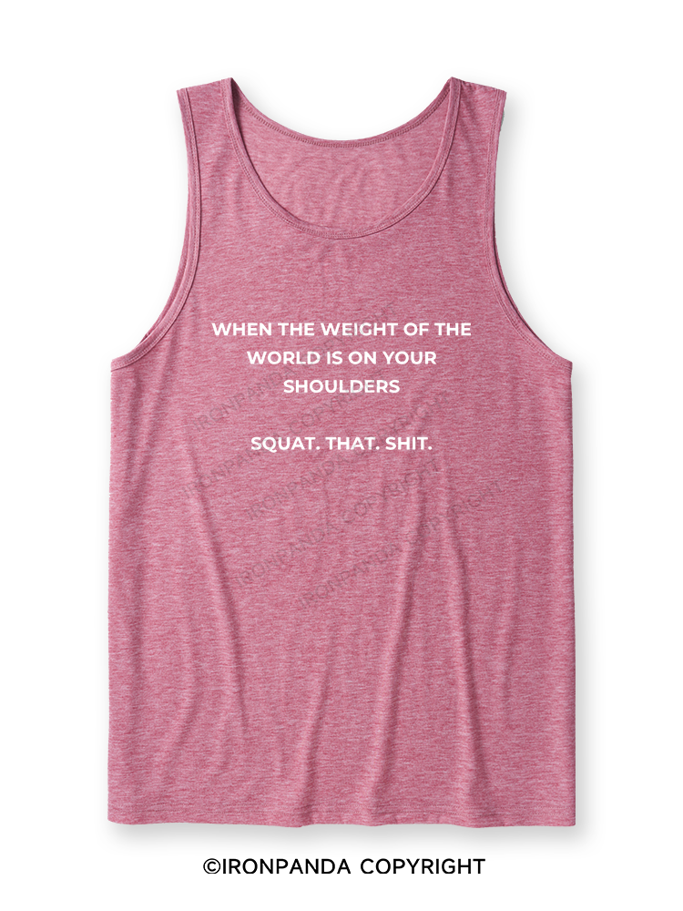 SQUAT. THAT. SHIT Ultra Soft Heather Tank
