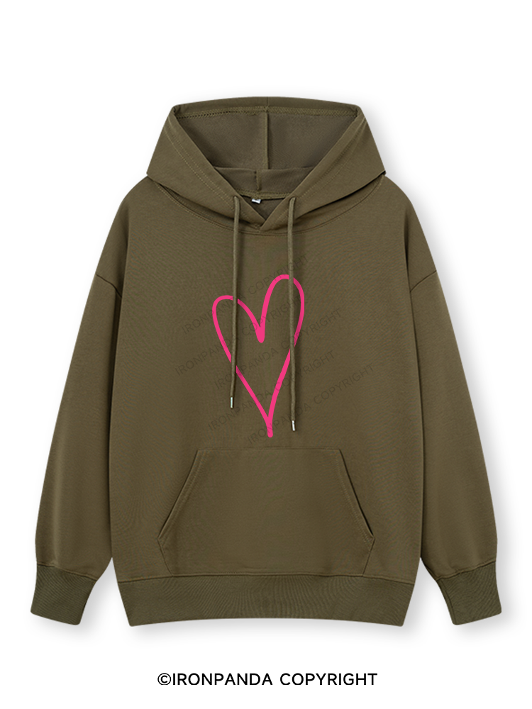 Heart Muscle Classic Gym Hoodie