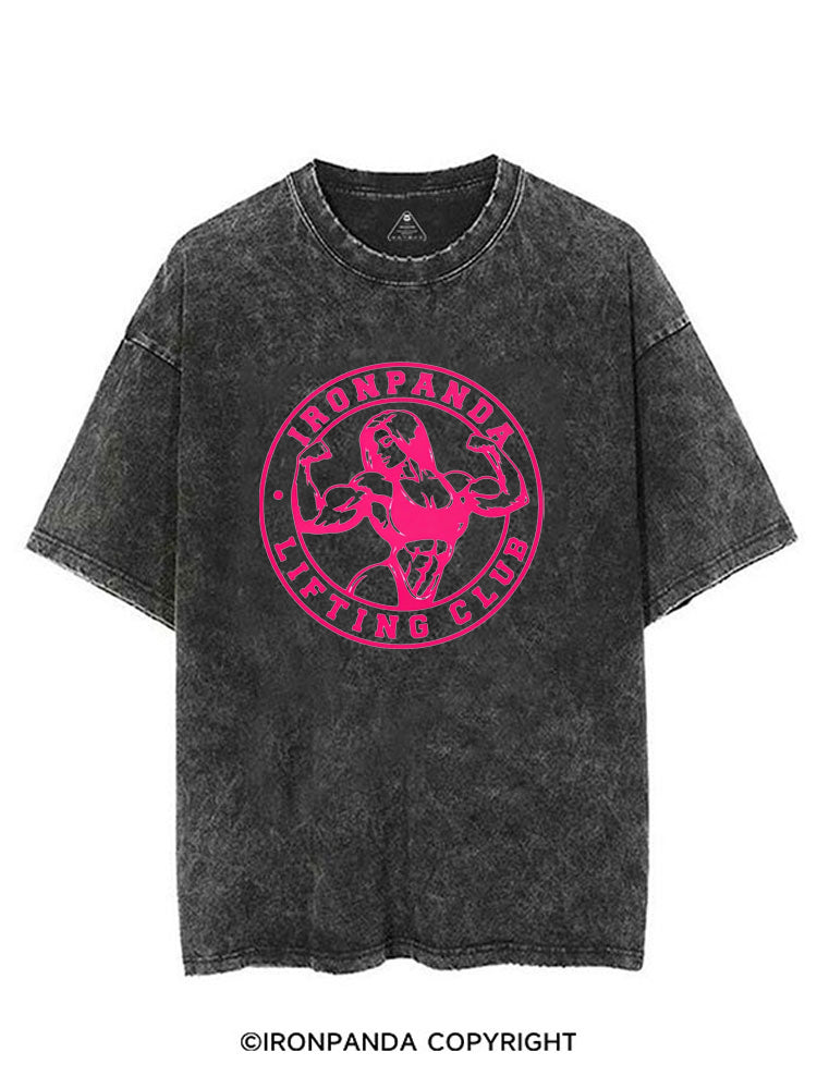 IRONPANDA LIFTING CLUB VINTAGE GYM SHIRT