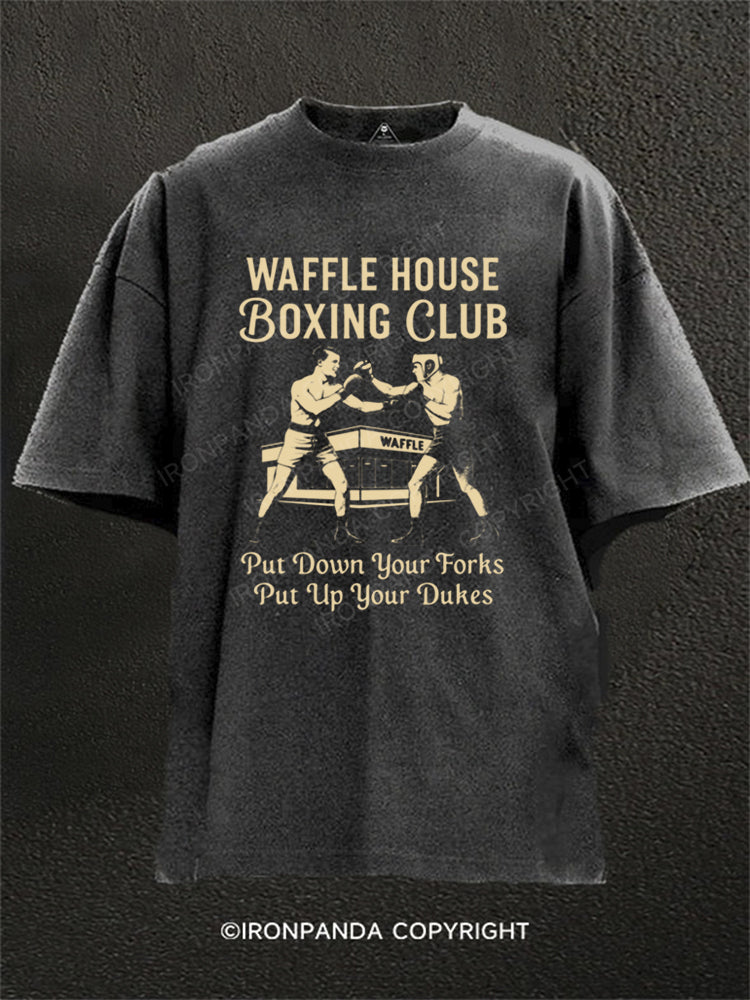 Waffle House - Boxing Club Washed Gym Shirt