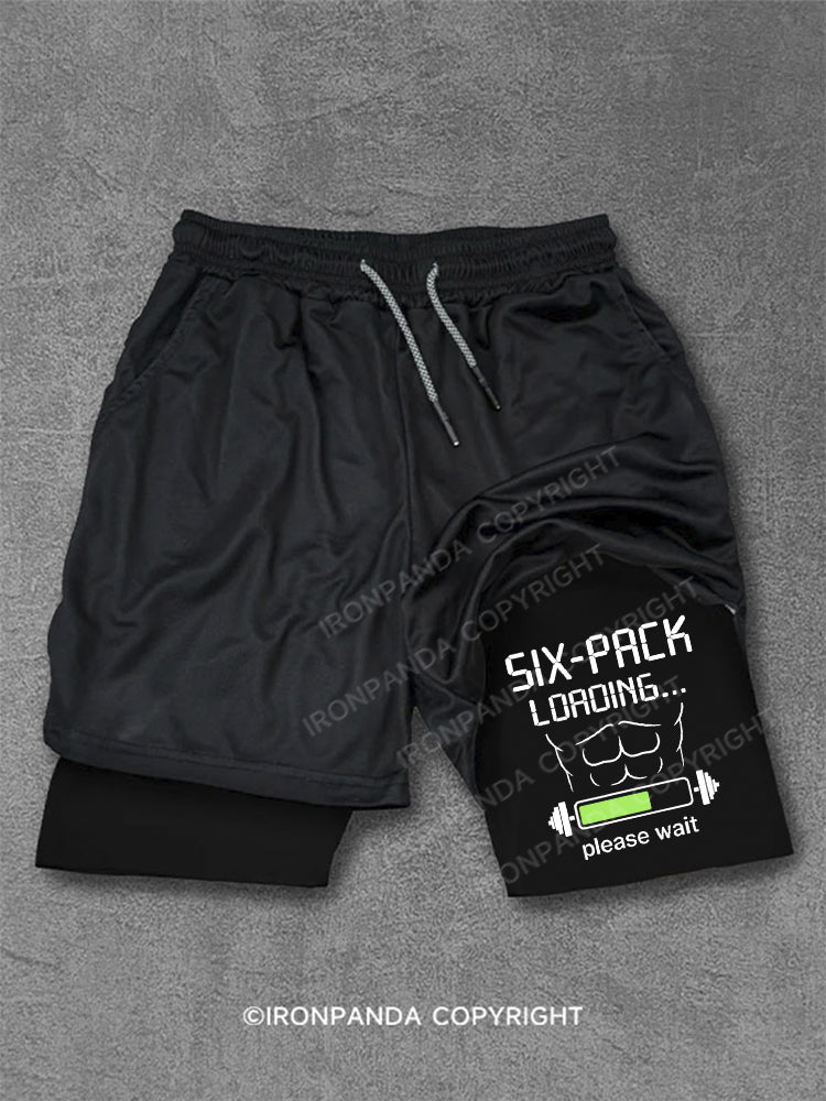 Six-Pack Loading Humor Performance Training Shorts