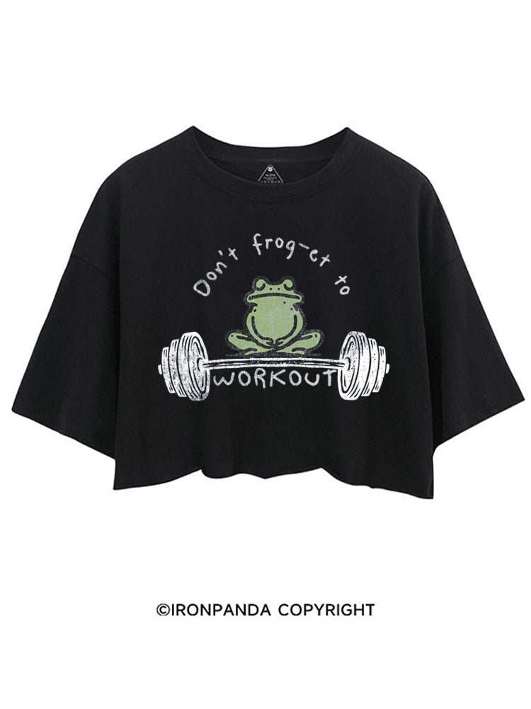 Don't frog-et to WORKOUT CROP TOPS