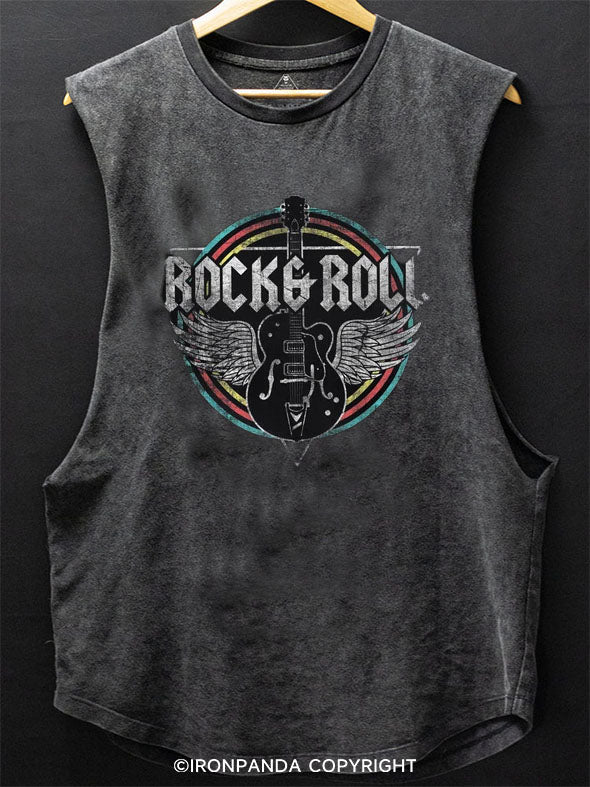 Rock and Roll  Scoop Bottom Cotton Tank