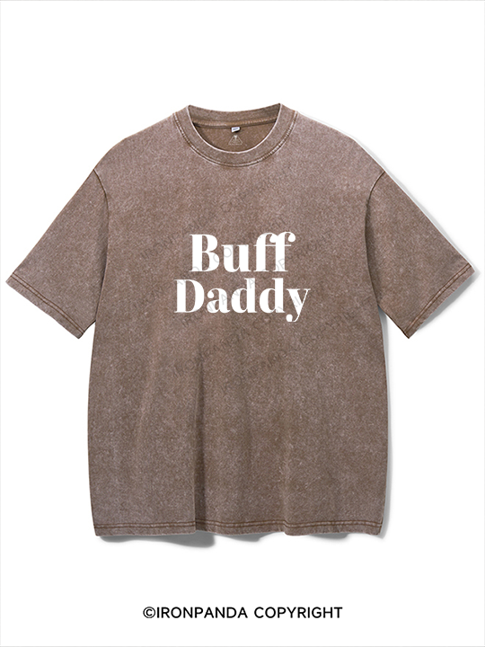 buff daddy Washed Gym Shirt