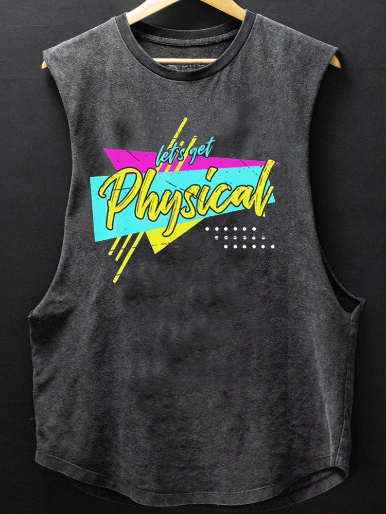 Let's Get Physical Scoop Bottom Cotton Tank