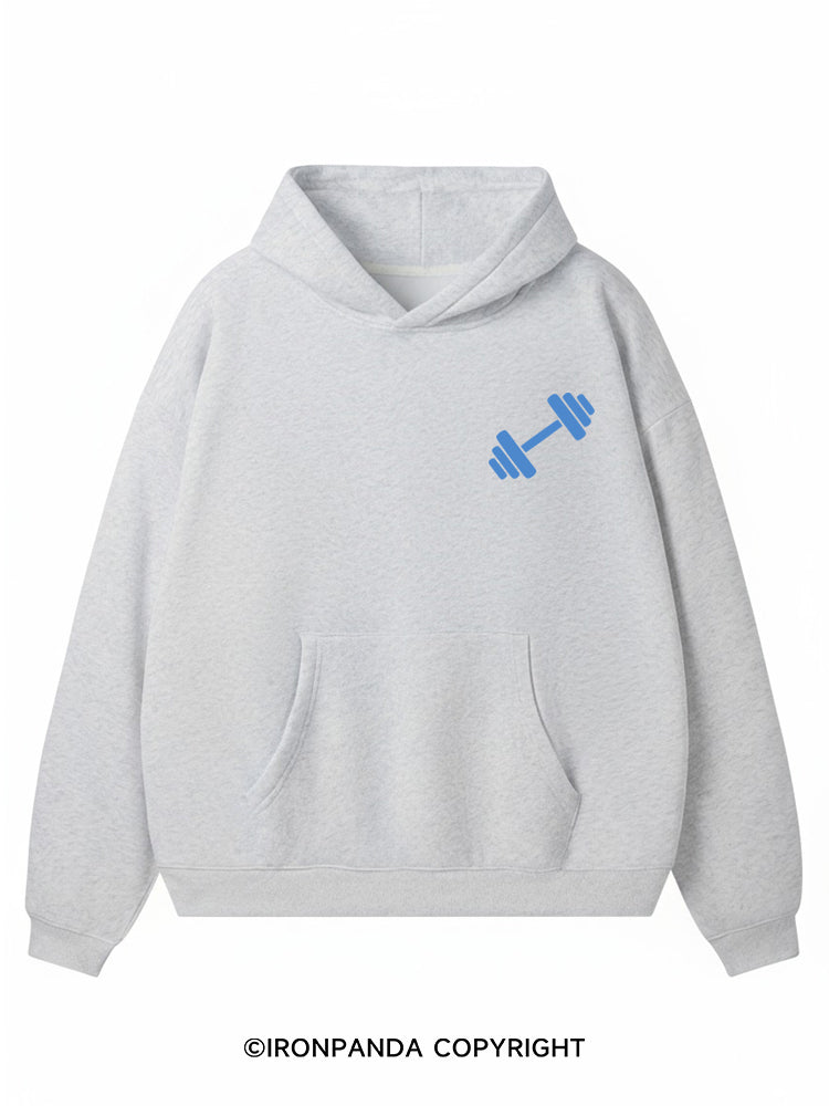 I WORKOUT BECAUSE MY BOYFRIEND IS HOT Premium Fleece Gym Hoodie