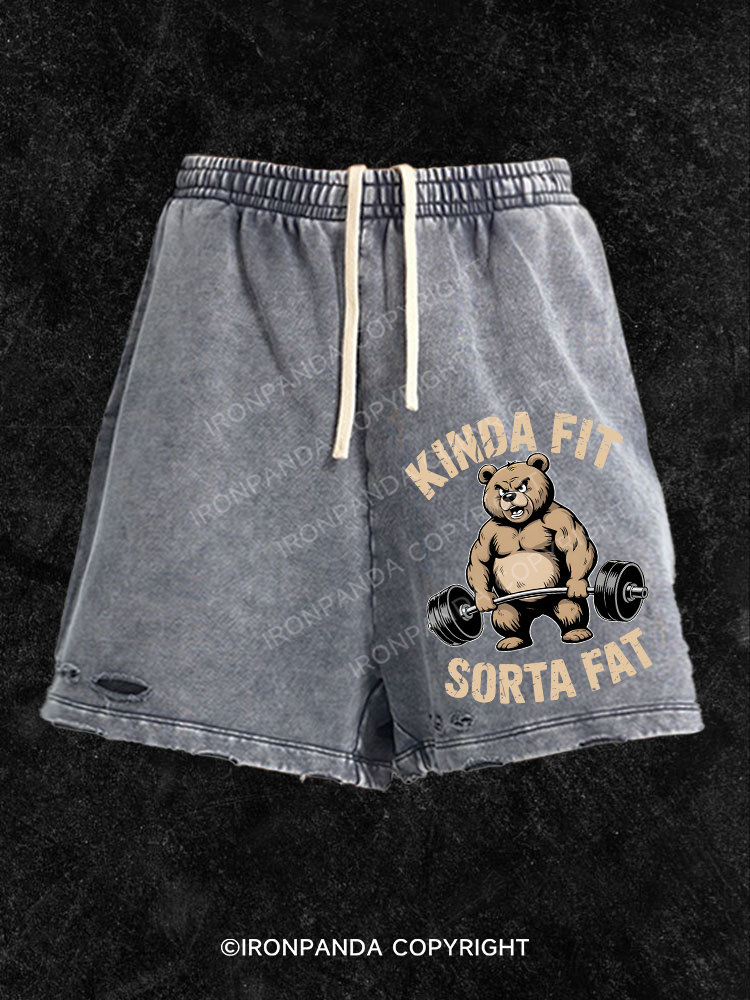 KINDA FIT SORTA FAT  Washed Gym Shorts