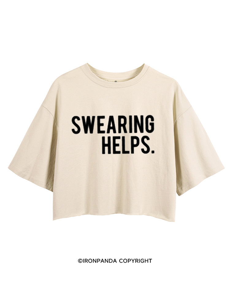 SWEARING HELPS CROP TOPS