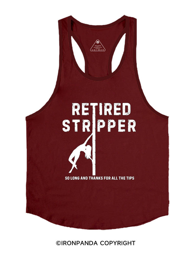 Retired Stripper Stringer Gym Vest