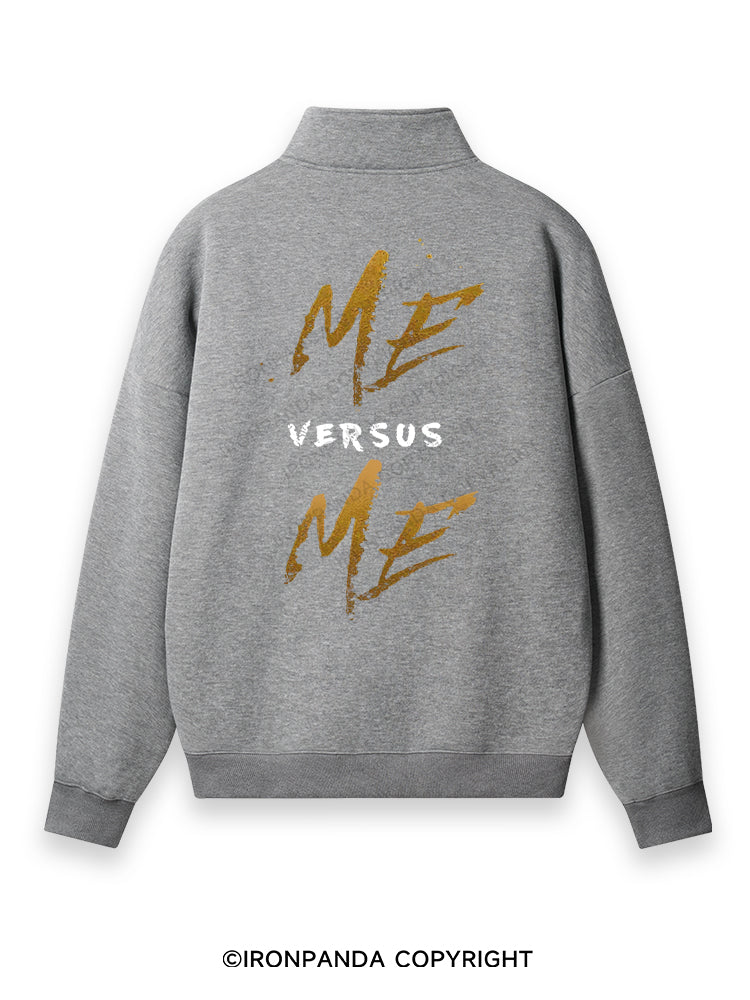 ME and me Back Printed Quarter-Zip Fleece Sweatshirt