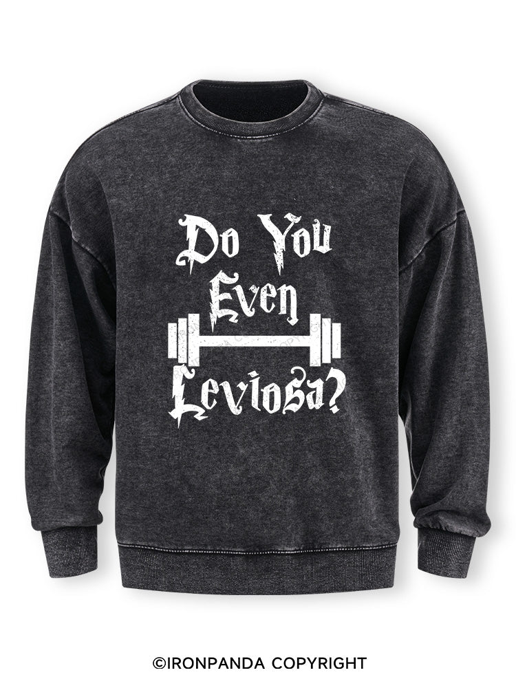 do you even leviosa Washed Sweatshirt