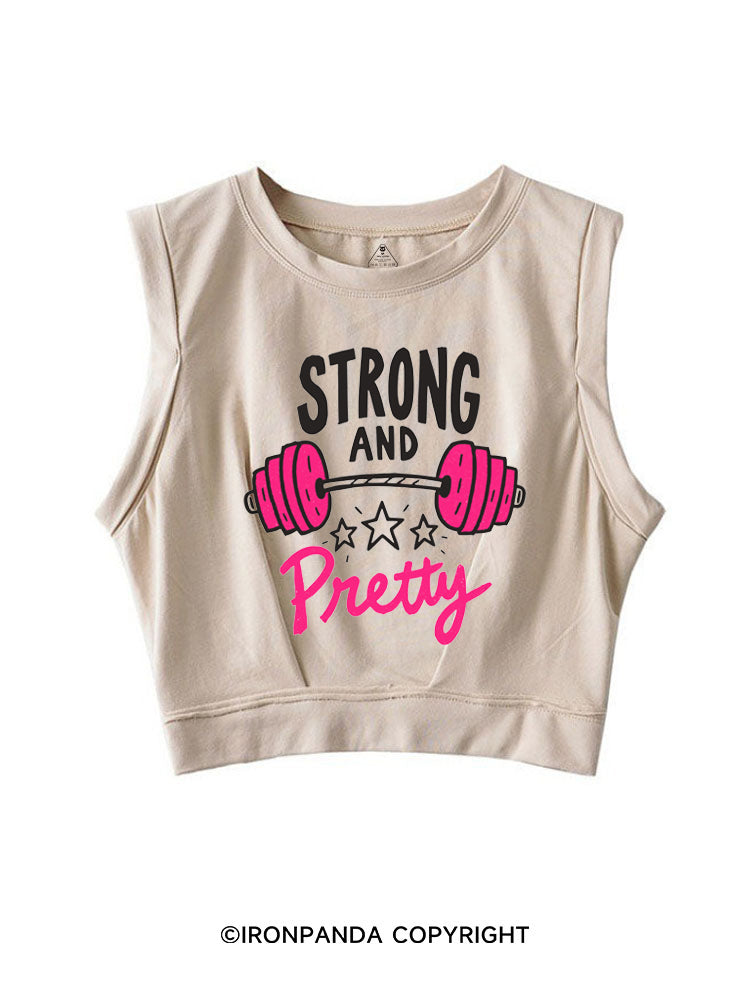 Strong and Pretty SLEEVELESS CROP TOPS