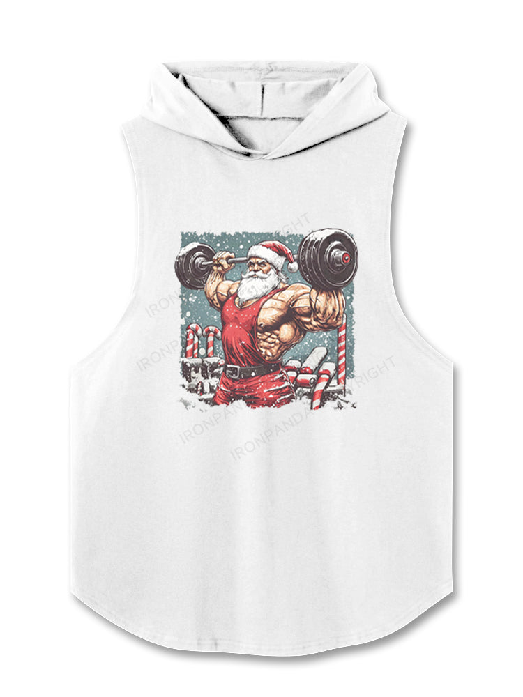 Muscle Santa Hooded Tank
