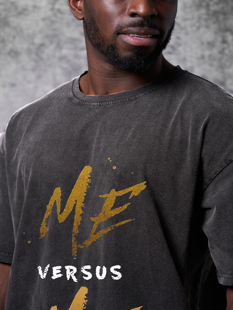 me versus me Washed Gym Shirt