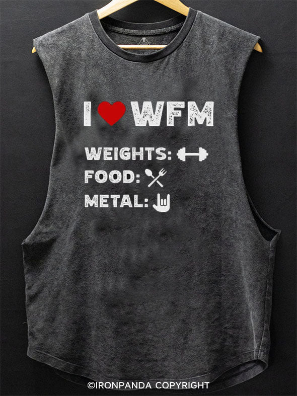 I Love WFM Scoop Bottom Cotton Tank
