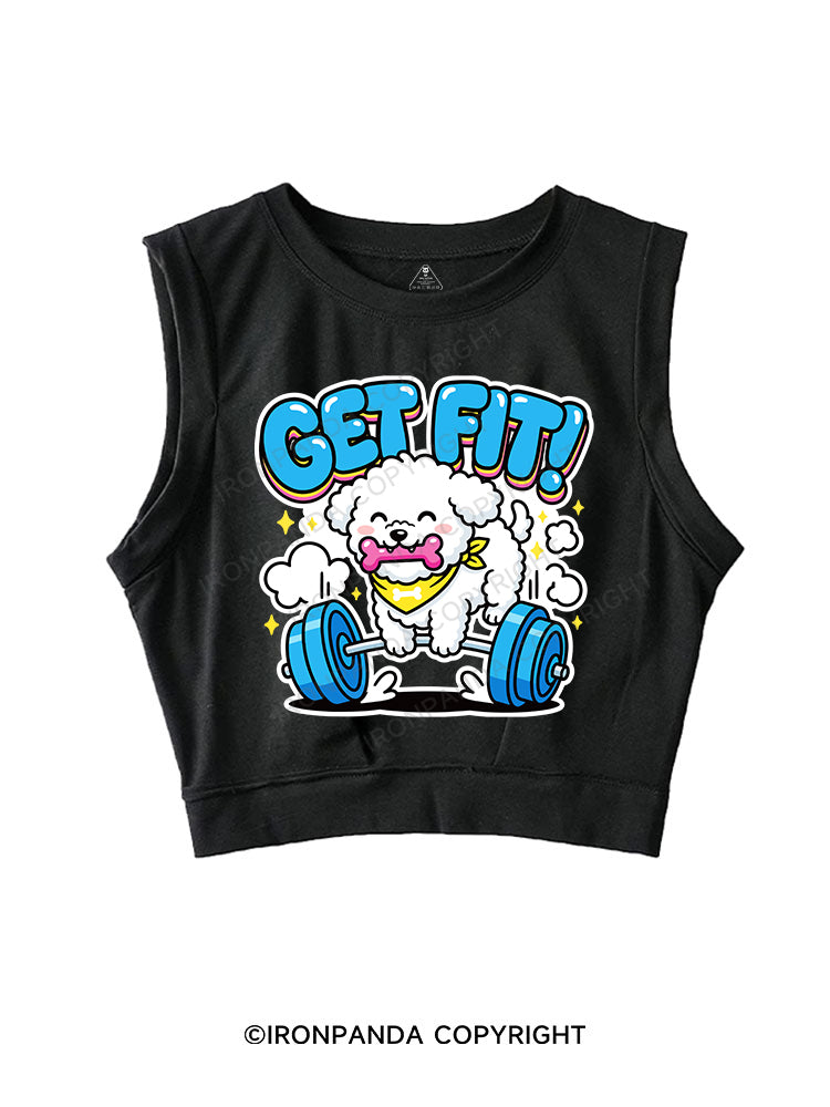 GET FIT SLEEVELESS CROP TOPS