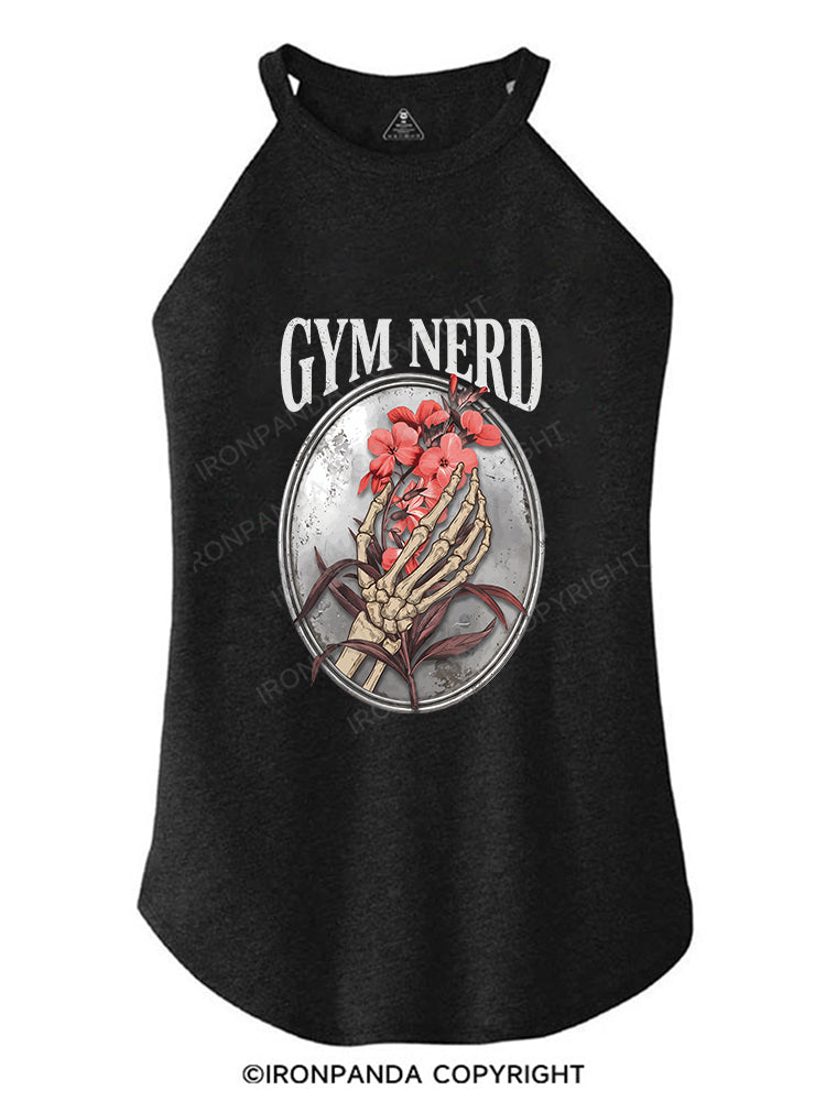 GYM NERD ROCKER COTTON TANK