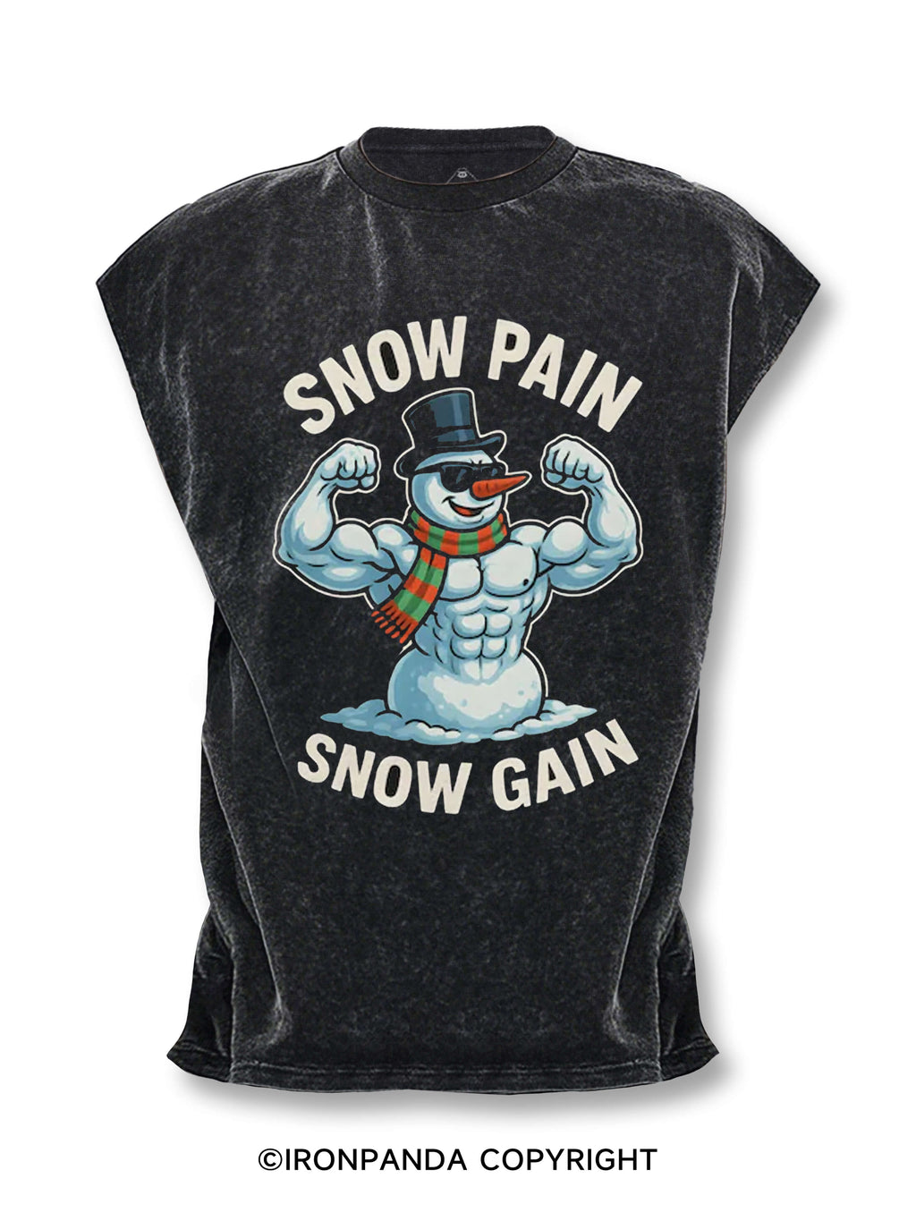 Snow Pain Snow Gain Cut Off Tank