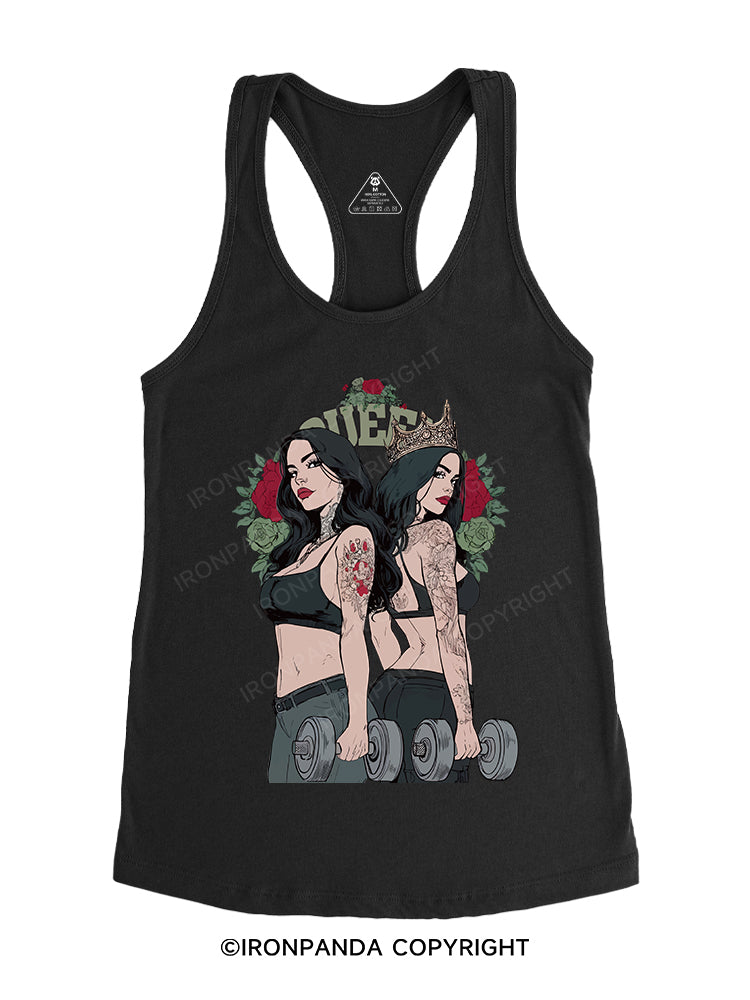 Fitness Queen Gym Racerback Tank