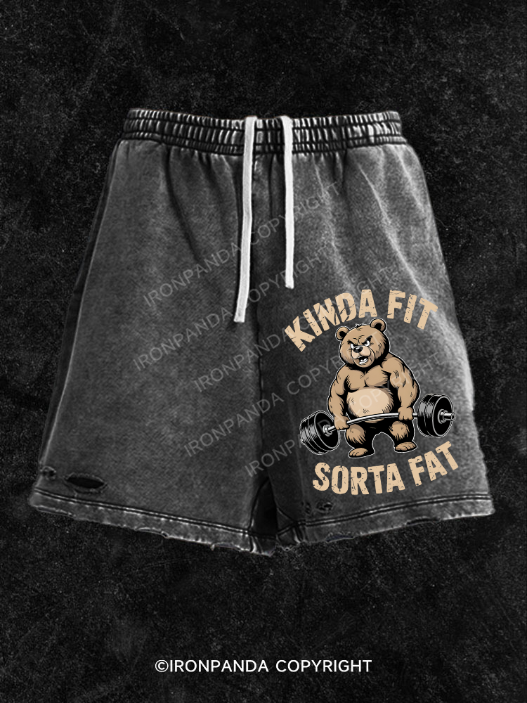 KINDA FIT SORTA FAT  Washed Gym Shorts