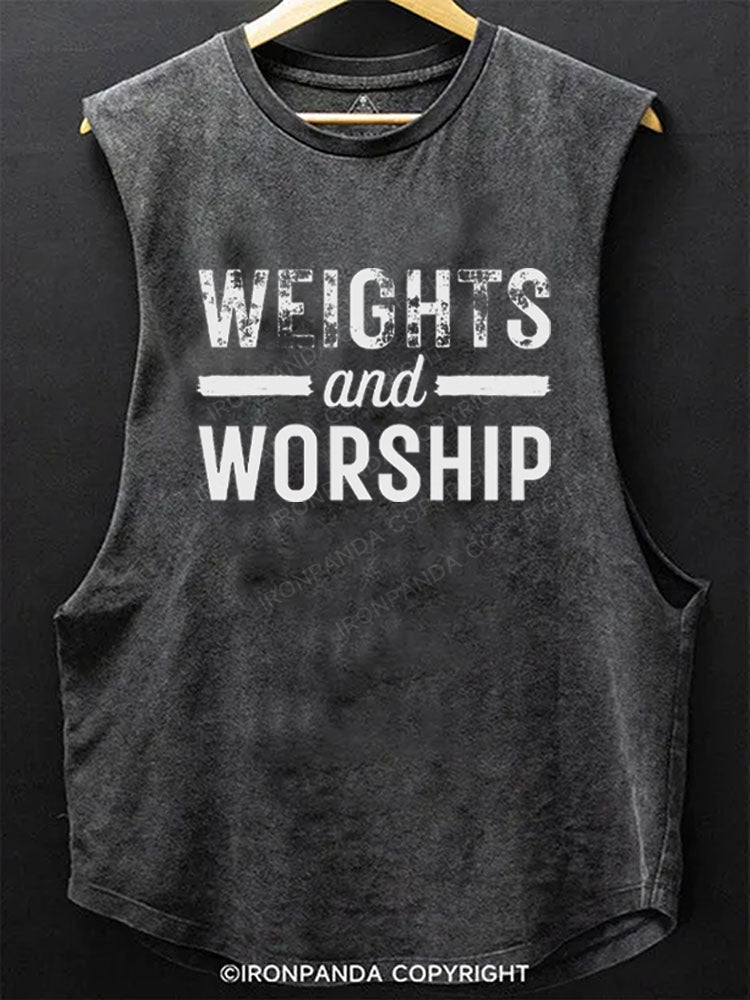 Weights and Worship Scoop Bottom Cotton Tank