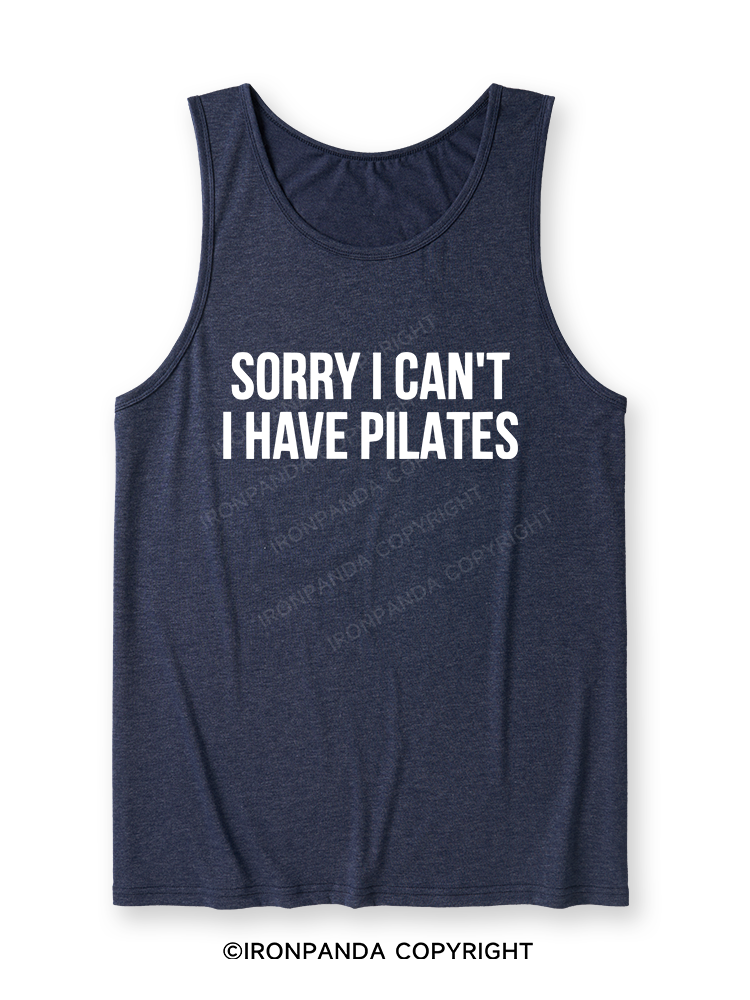 SORRY I CAN’T HAVE PILATES Ultra Soft Heather Tank