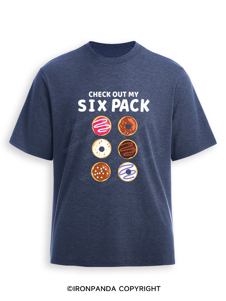CHECK OUT MY SIX PACK Ultra Soft Heather T-Shirt