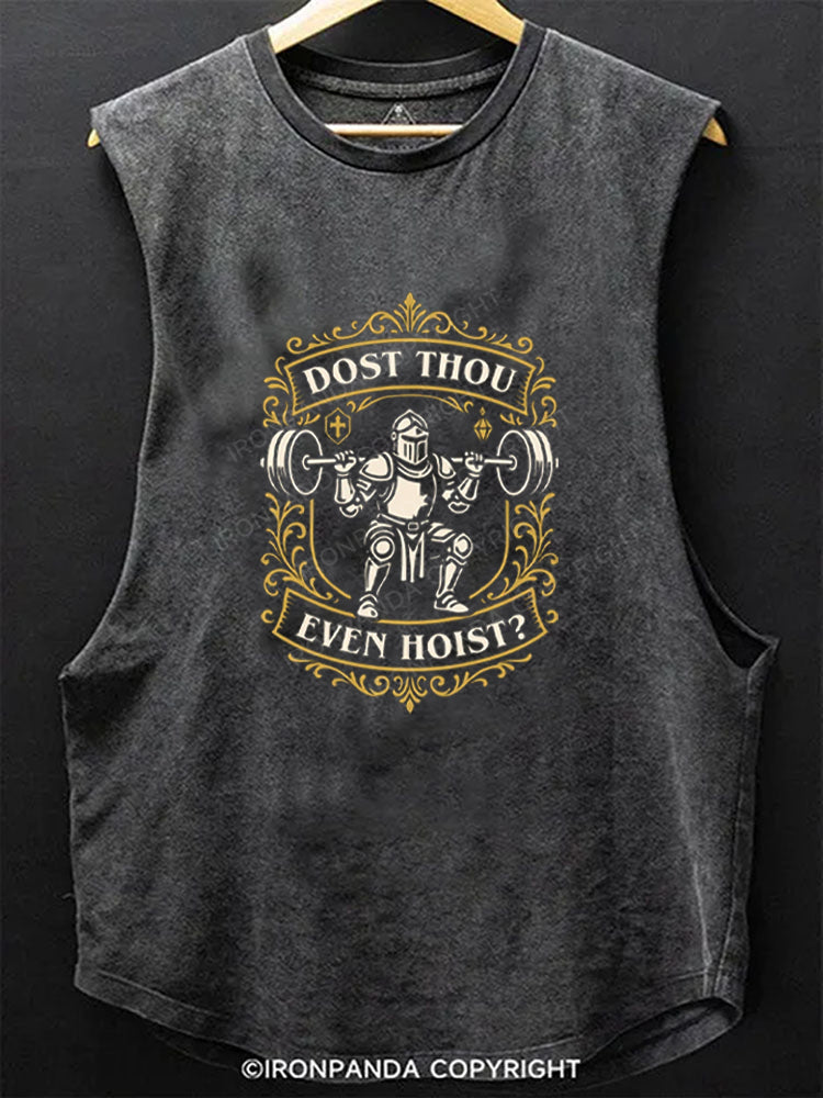 Dost Thou Even Hoist Paladin Scoop Bottom Cotton Tank
