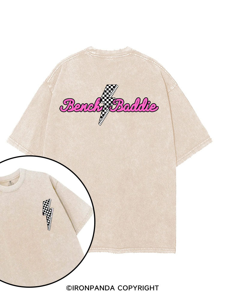 BENCH BADDIE GYM printed Gym Shirt