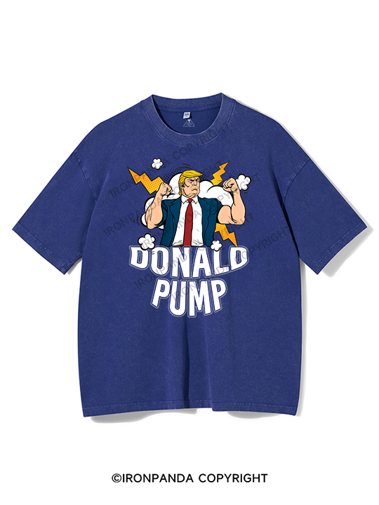 DONALD PUMP Washed Gym Shirt