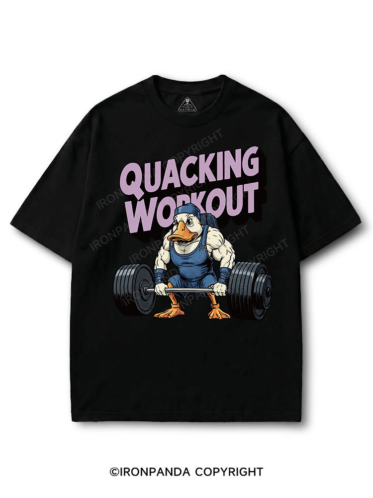 QUACKING WORKOUT COTTON PUMP COVER