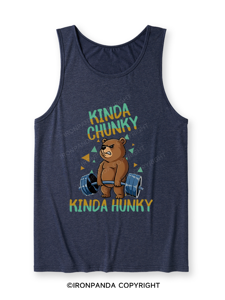Kinda Chunky Kinda Hunky Ultra Soft Heather Tank