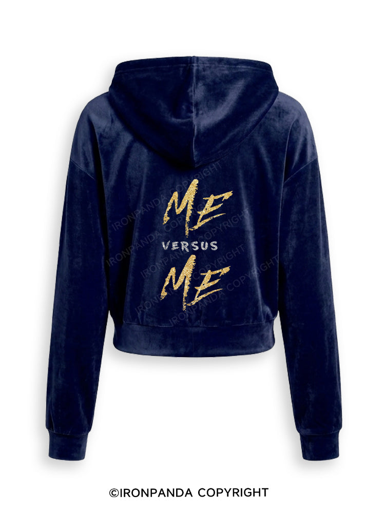 ME VERSUS ME Velvet Tracksuit Set