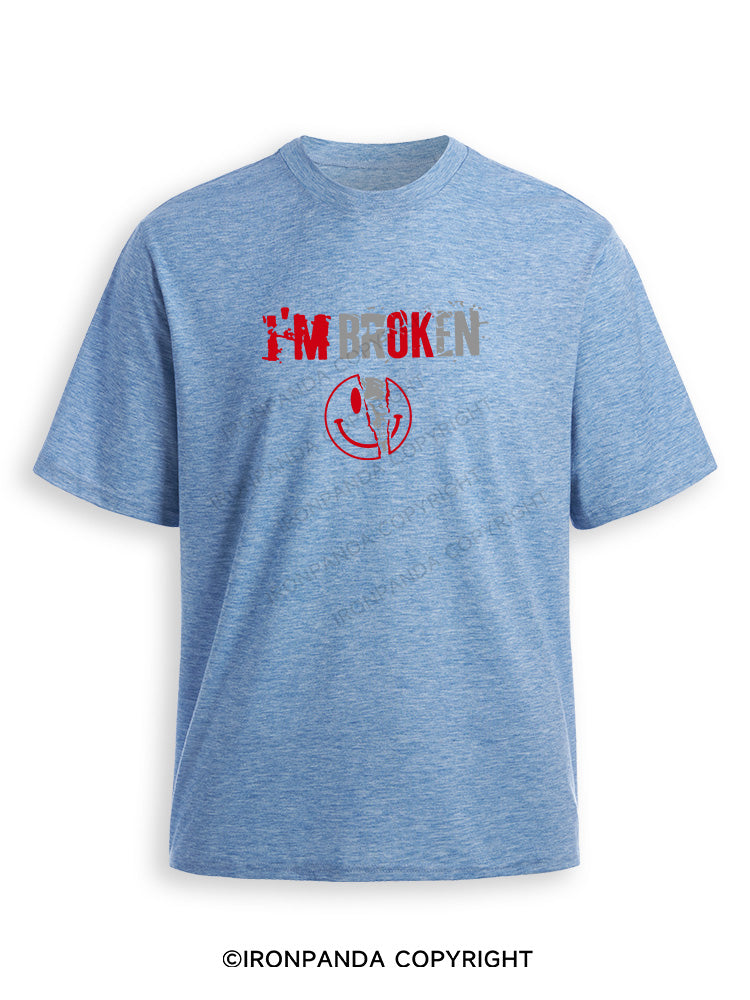 I’m Broken And Smiling Ultra Soft Heather T-Shirt