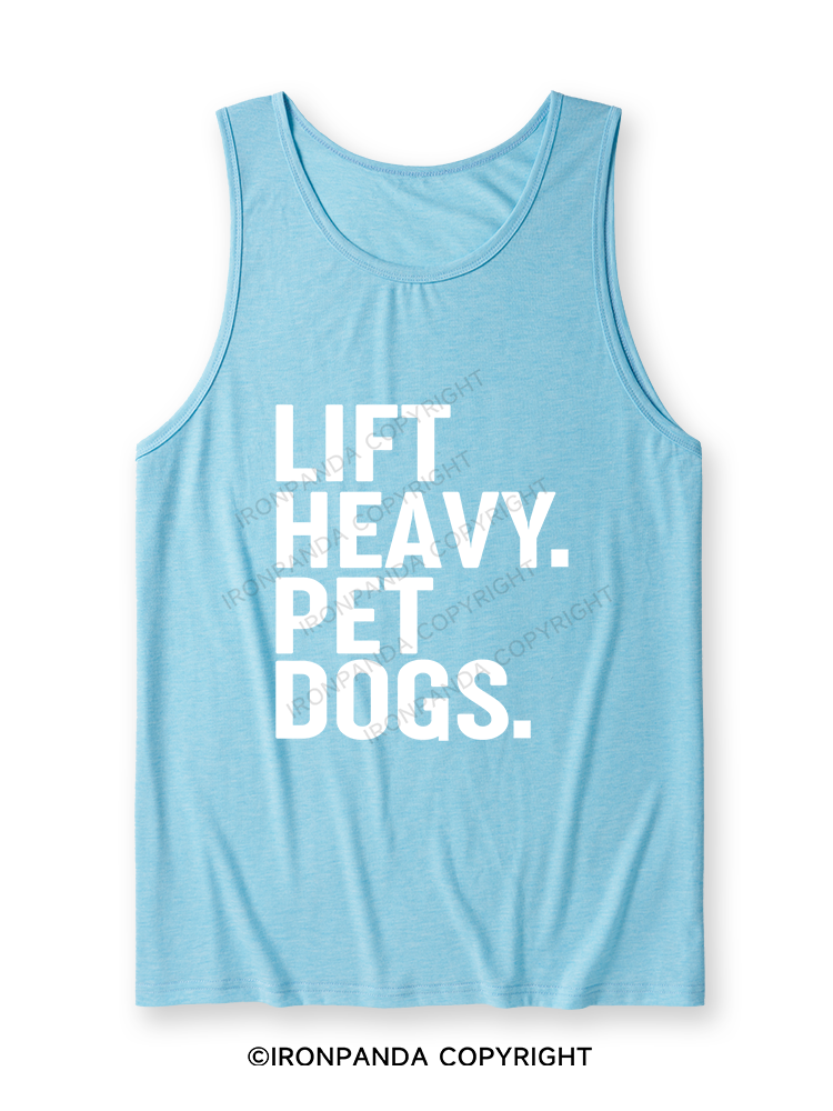 Lift Heavy Pet Dogs Ultra Soft Heather Tank