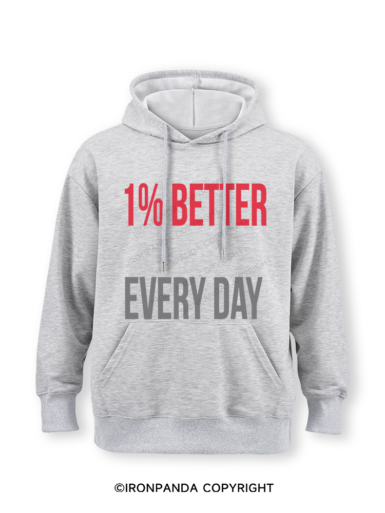 1% Better Every Day Classic Gym Hoodie