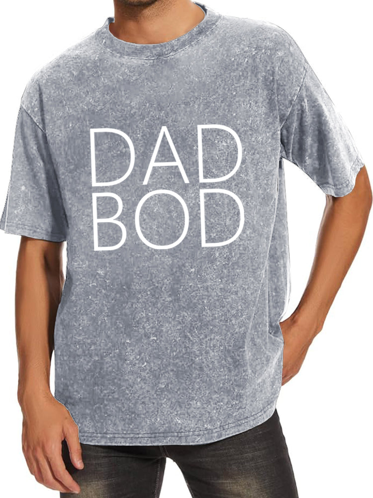 Dad Bod Washed Gym Shirt