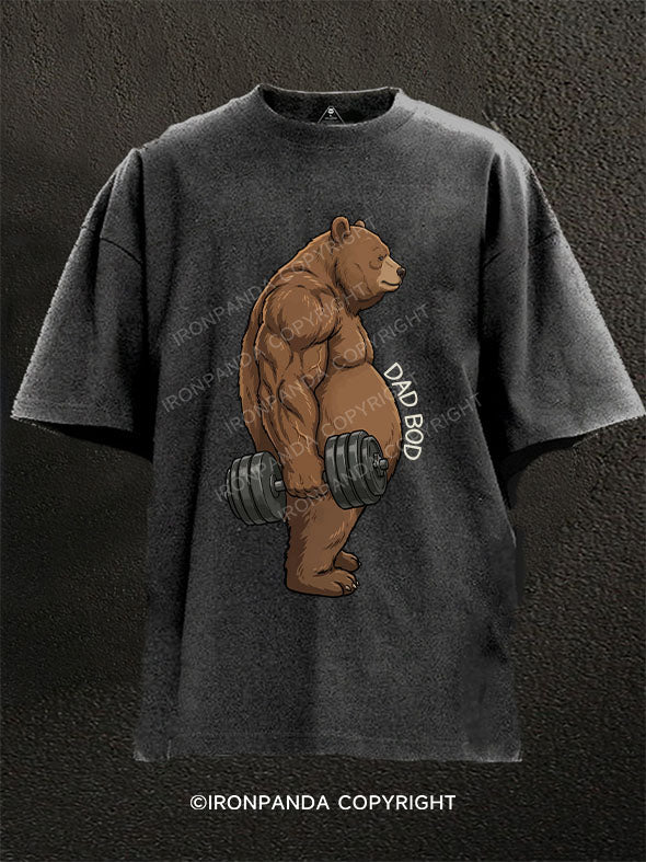DAD BOD Washed Gym Shirt