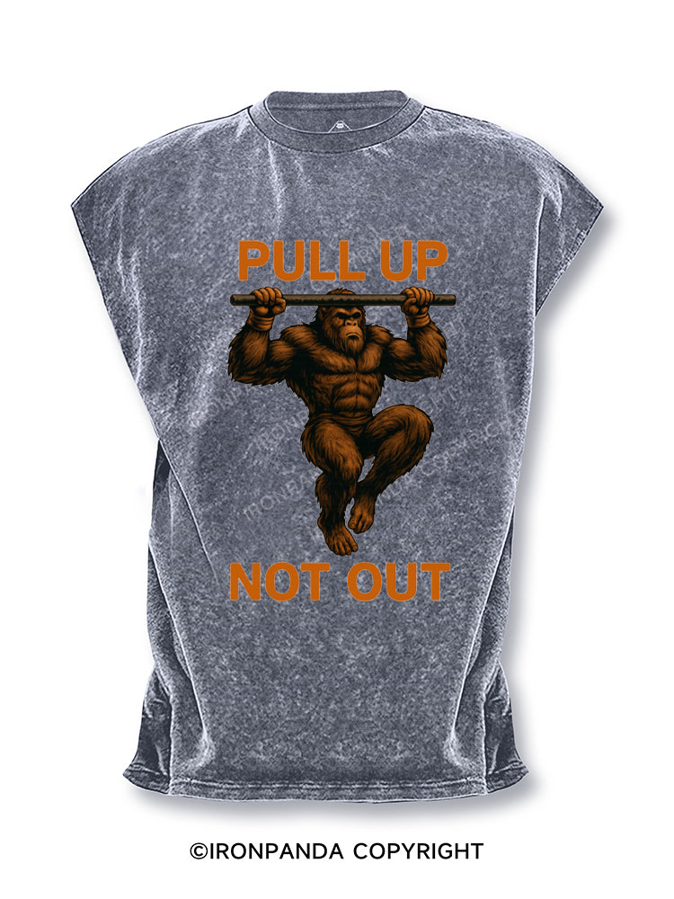 Bigfoot Pull Up Not Out Fitness Cut Off Tank
